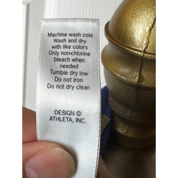 Lululemon Royal Blue Crossback Tank Top With Build In Bra Women's Size M - Picture 6 of 7